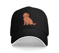 Gorra de béisbol Perro Red Golden Retriever Mono Derby de Playa Navidad Regalo Personalizado para Hombres