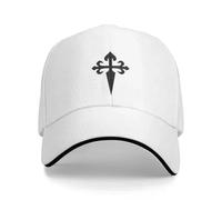 Gorra de béisbol Personalizada Camino de Santiago Protección Solar Hombre Cruz Ajustable de San Santiago Christian Sombrero de papá otoño