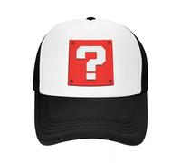 Gorra de béisbol Personalizada Cartoom Game Question Block para Hombres y Mujeres Gorra de Camionero Ajustable Deportes Snapback Hats