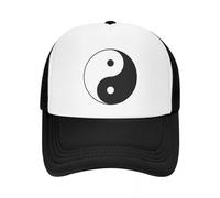 Gorra de béisbol Personalizada con símbolo Yin Yang Protección Solar Ajustable Peace Serenity Harmony Gorra de Camionero Spring Gorra de papá Personalizada de Primavera