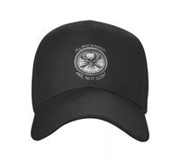Gorra de béisbol personalizada con texto en inglés "All Who Wander are Not Lost" para hombres y mujeres, ajustable, calavera, esqueleto, papá, regalo deportivo