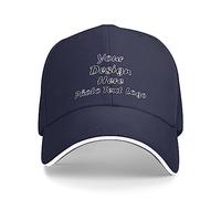 Gorra de béisbol personalizada con tu texto, gorra de béisbol personalizada
