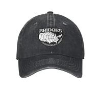 Gorra de béisbol personalizada de la compañía Bridges para mujeres y hombres Ajustable Unisex Algodón Trenzado Acción Juego Sombrero Gorra Snapback al aire libre Algodón, para todas las estaciones