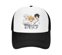 Gorra de béisbol Personalizada de Manga de Anime The Promised Neverland Ajustable Emma Norman Ray Trucker Hat Streetwear Snapback Dad Hats