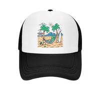Gorra de béisbol Personalizada de Verano con alienígenas de Playa Hip Hop Hombres Mujeres Ajustable Surf Rider Gorra de Camionero Otoño Gorra de papá Personalizada