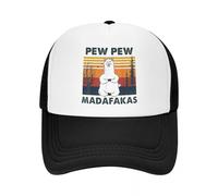 Gorra de béisbol Personalizada Pew Pew Madafalias Gorra de béisbol Divertida de Llama Deportiva para Mujeres Gorra de Camionero Ajustable para Hombres Spring Dad Hat