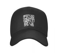 Gorra de béisbol personalizada Punk is Not Dead Gorra de béisbol Hip Hop Hombres Mujeres Ajustable Heavy Metal Music Trucker Sombrero Regalo de Verano