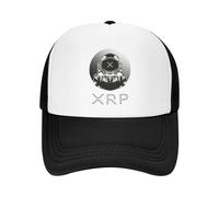 Gorra de béisbol Personalizada Punk Ripple XRP To The Moon para Hombres y Mujeres Gorra de Camionero Bitcoin Transpirable Gorras Snapback al Aire Libre