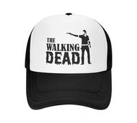 Gorra de béisbol Personalizada Punk The Walking Dead para Mujeres y Hombres Ajustable Horror Zombie TV Series Gorra de Camionero Gorras Snapback al Aire Libre