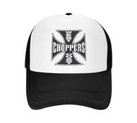 Gorra de béisbol Personalizada West Coast Iron Cross Choppers para Mujeres y Hombres Gorra de Camionero Ajustable Deportiva Snapback