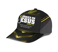 Gorra De Béisbol Pescador Cristiano Enganchado A Los Pescadores De Jesús Sombrero del Camionero Casual Transpirable Unisex Sombreros, para Senderismo, Playa, Exterior, 57-60cm