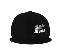 Gorra de béisbol,Pregúntame sobre Jesús Religioso Sombrero de Béisbol Clásica,Cómoda Gorra para Sol para Golf Running Verano