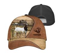 Gorra De Béisbol Print Goat In A Farm Animal Boer Goat Golf Hat Proteccion Solar Snapback Sombrero Ajustable Gorra Trucker para Pescar Senderismo Camping