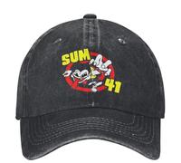 Gorra de béisbol Punk Hipster Sum 41 Band SUM41 de algodón Transpirable Casual Hombres Mujeres Hip Hop Papá Sombreros Diseño Caza Camping Gorras de béisbol Regalo Regalo