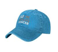 Gorra De Béisbol Que Le Jodan Al Cáncer Cerebral Mujer Hombre Snapback Cap Resistente Gorra Trucker Cómoda Gorras Vaquera para Senderismo Tenis Deporte