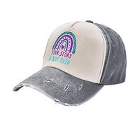 Gorra De Béisbol Quédate Tu Historia No Ha Terminado Concientización Nacional sobre La Prevención del Suicidio Gorra Trucker Adjustable Golf Hat Transpirable Gorras De Hombre para Pescar Camping