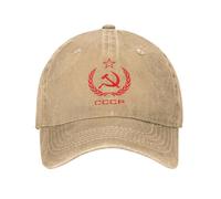 Gorra de béisbol Rusa URSS Unión Soviética y Hoz CCCP Communist Sun para Mujer y Hombre Gorra de Camionero Gimnasio de Verano Gorras de béisbol Transpirables