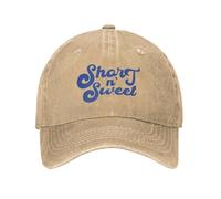Gorra de béisbol Sabrina Carpenter Short N Sweet Sun Street Style para Mujer y Hombre, Lavada, Estilo Hip Hop, Gran Oferta, con Estampado de Acampada, Snapback