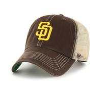 '47 MLB San Diego Padres Cleanup Trawler Trucker Basecap Cap Cap Gorra de béisbol Gorra de béisbol, verde, Talla única