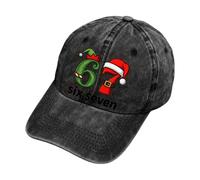 Gorra De Béisbol Santa - De Cabeza Ajustable Con Estampado Numérico,Gorros De Navidad Ajustables Con Estampado De Números Para Hombres | Para Fiestas Festivales Golf Ciclismo Playa Sol Papás Mamás Jóv