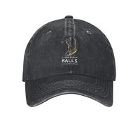 Gorra De Béisbol Se Necesitan Muchas Pelotas para Jugar Al Golf como Yo, Negro Gorras De Hombre Ajustable Gorra Trucker Transpirable Snapback Sombrero para Senderismo Viaje Cámping