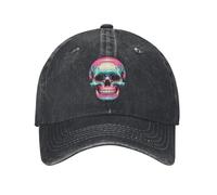 Gorra de béisbol Skull Head Sun Streetwear Hombres Adulto Lavado Gorra de Camionero Protector Solar Personalizado DIY Senderismo Pesca Gorra Snapback Cumpleaños