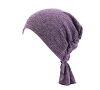 Gorra de béisbol sólida con orejas musulmanas ajustables para ocio Yashmak, gorra de béisbol desgastada, Morado (, Talla única