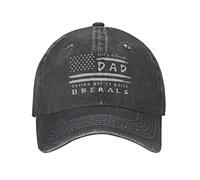 Gorra De Béisbol Solo Un Padre Normal Que Intenta No Criar Liberales Snapback Sombrero Casual Gorra Trucker Adjustable Golf Hat para Running Camping Excursionismo