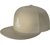 Gorra De Béisbol Sombrero De ala Plana De La Masonería Gorras De Hombre Adjustable Gorra Trucker Vintage Snapback Sombrero para Running Cámping Senderismo