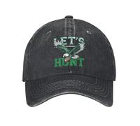 Gorra de béisbol Summer Let's Hunt Eagles Sun +++ Gorras de Hip Hop lavadas con Estampado Unisex-Teens S+++Lish Running Hippie Gorras de béisbol