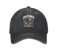 Gorra de béisbol Summer No Kings In America Diseño Ajustable al Sol Gorra de Camionero Lavada Hombres Mujeres Ajustada Caza Camping Gorras de béisbol