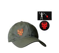 Gorra de béisbol táctica Seal Team para hombre y mujer, gorra elástica para correr y pescar, color verde + 2 parches, 1, L