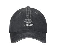 Gorra De Béisbol Todo para Mí Cinta Gris Conciencia del Cerebro Gorras De Hombre Ajustable Gorra Trucker Transpirable Golf Hat para Senderismo Cámping Viaje