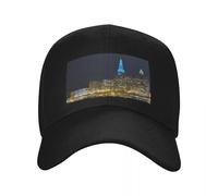 Gorra de béisbol Tower City Blue Luxury Dad Vintage Hood Man Regalo de Mujer