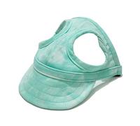 Gorra de béisbol transpirable para mascotas con correa ajustable para el cuello, con agujeros para las orejas, actividades al aire libre, perro, sol, viaje, mascota sombrero para exteriores