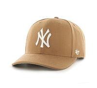Gorra de béisbol unisex '47 MLB New York Yankees Cold Zone MVP DP', marrón claro, Talla única