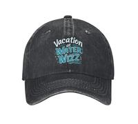 Gorra de béisbol Unisex A Vacation At Water Wizz Gorras lavadas desgastadas Vintage Outdoor All Seasons Travel Gift Snapback Hat, algodón, para Todas Las Estaciones