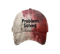 Gorra de béisbol unisex con estampado de sangre para mujeres, hombres, Halloween, gorra de béisbol ajustable (DE/NL/SE/PL, alfanumérica, talla única, amarillo)