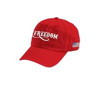 Gorra de béisbol unisex con estampado retro de Charlie Kirk, bandera americana, sombrero patriótico, rosso, M