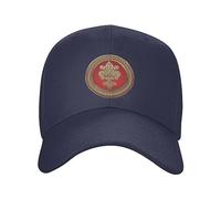 Gorra de béisbol Unisex con Filigrana Dorada Fleur De lis para Hombres y Mujeres Personalizada Ajustable Unisex Lily Flower Fleur De LYS Dad Hat Hip Hop Gift