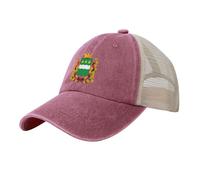 Gorra De Béisbol Unisex con Malla Trasera Estilo Camionero con Protección Estampado De La Bandera El Emblema del Estado De Amur para Hombres Mujeres para Viajes De Verano Deportes Al Aire Libre