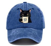 Gorra de béisbol unisex con texto en inglés «Is He Dead Yet «Is He Dead Yet», Azul Zafiro, L