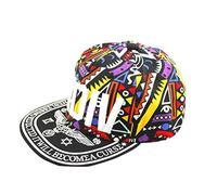 Gorra De Béisbol Unisex De Hip Hop De Dibujos Animados De Algodón Streetwear Graffiti Totems Imprimir Hip-Pop Hat para Hombres De Las Mujeres