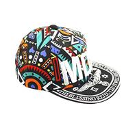 Gorra De Béisbol Unisex De Hip Hop De Dibujos Animados De Algodón Streetwear Graffiti Totems Imprimir Hip-Pop Hat para Hombres De Las Mujeres