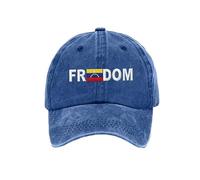 Gorra de béisbol unisex Freedom Venezuela, gorra de béisbol de Venezuela, azul, M