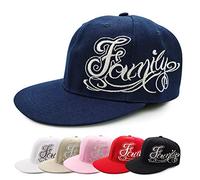 Gorra de Béisbol Unisex Hip Hop Snapback, Sombrero del Baloncesto Adjustable, Sombrero Plano de Dance Hip Hop, Talla única (Azul)