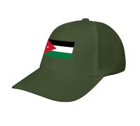 Gorra de béisbol,Unisex Jordán Flag Baseball Cap Adjustable Hat,Adjustable One Size Snapback Hat