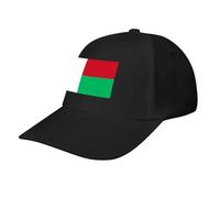 Gorra de béisbol,Unisex Madagascar Flag Baseball Cap Adjustable Hat,Adjustable One Size Snapback Hat