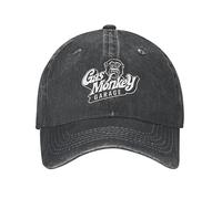 Gorra de béisbol Unisex Ocio al Aire Libre Monkey Gas Garage Worn Vintage Baseball Gorra Denim Sun Cap Unisex Style Outdoor Activities Caps Regalo de cumpleaños