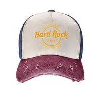 Gorra de béisbol Unisex Transpirable Nuevo Hard Rock Cafe 2024 Regalo de Moda Gorra de béisbol Lavada Sombrero Regalos para Exteriores